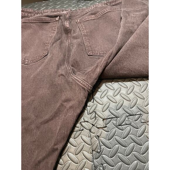 Abercrombie and Fitch the 90s High Rise Relaxed Jean Brown Plus Size 36/22R - Picture 5 of 7